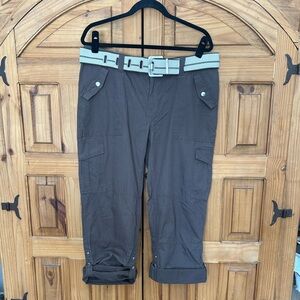 NWT NICOLE MILLER Dual Use Cargo Pants